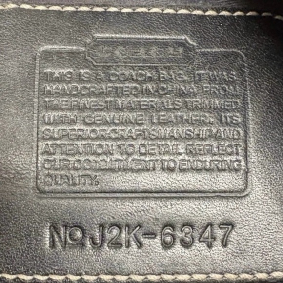 Vintage Y2K Coach Jacquard CC Logo Handbag - Picture 7 of 11